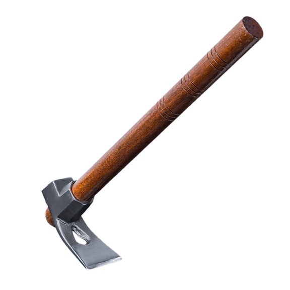 Eqslft 16 Inch Garden Steel Multipurpose Hoe,Ideal Choice for Weeding and tilling,Knockable And Removable Nails Hand Long Handle W Eed Garden Tool