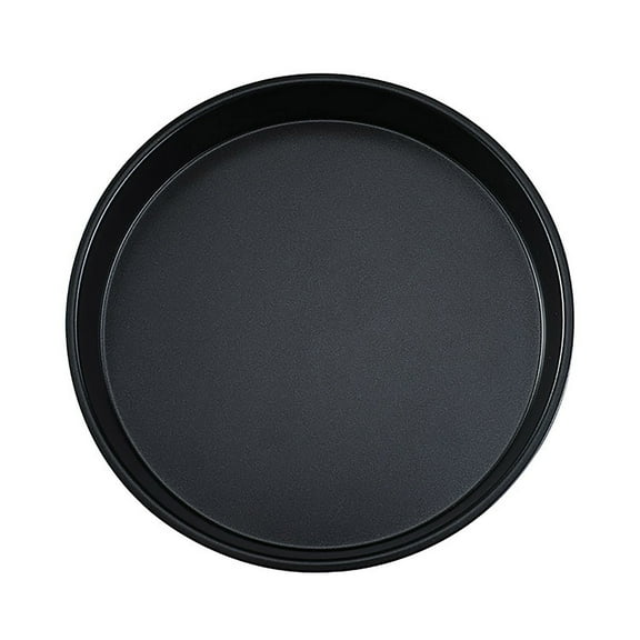 Eqslft 1PC Metal Pizza Plate For Oven Round Bake model Pizza Shop Diy Baking Tools Non-stick Cake Chassis Bakeware Pans(9inch)