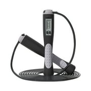 Eqslft 2.8m Jump Rope for Fitness, Skipping Rope with Counter -Adjustable Digital Counting, Workout Smart Speed Rope for Men Women Kids Fitness Exercise Training