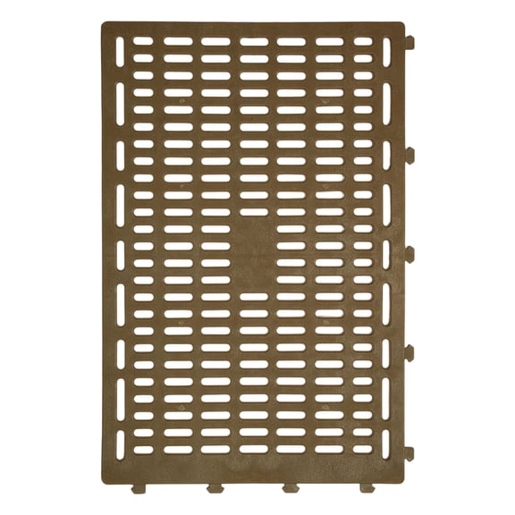 Eqslft 25 X 37 Cm Plastic Tree Trunk Protector, Adjustable Snap-Together Plant Guard, for Protecting Saplings from Animals, Lawnmowers, Brown