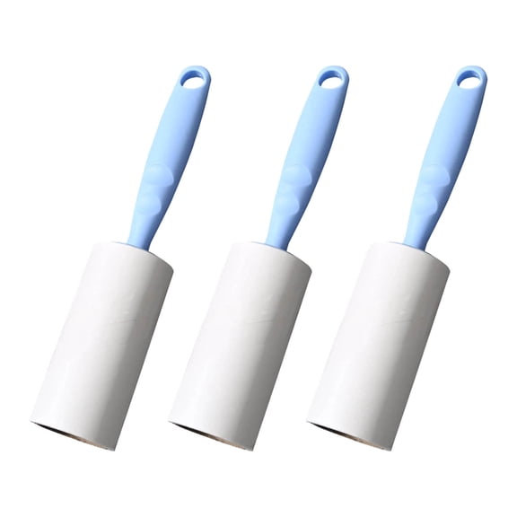 Eqslft 3PCS Lint Remover Roller,Pet Hair Roller for Dogs Professional Lint Remover Ultra-Sticky Sheets, Hair Remover Kit