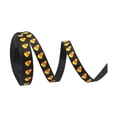 thumbnail image 1 of Eqslft 9M Halloween Ribbon,0.39"W Thin Grosgrain Ghost Skull Pumpkin Spider Witch Printed Ribbon,Spooky Ribbons for Gift Wrapping, Halloween Craft Supplies, Party Decor, 1 of 4