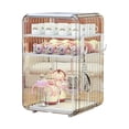 thumbnail image 1 of Eqslft Baby Bottle Drying Rack with Dustproof Cover, 3-Tier Detachable Bottle Organizer, Clear Storage Box for Baby Bottles, Cups, Pacifiers, 1 of 5