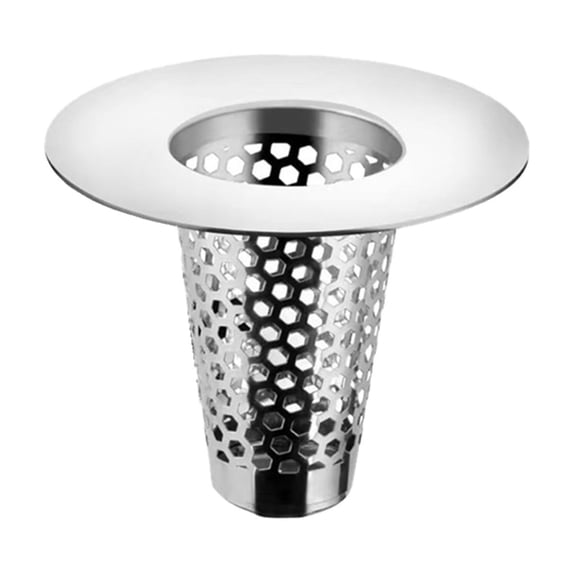 Eqslft Bathroom Sink Drain Strainers,Small Size Conical Filter,Stainless Steel Hair Catcher, Cone Shaped Floor Drain Replacement for Laundry Floor Drain, Bathtub
