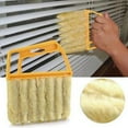thumbnail image 1 of Eqslft Blind Cleaner Brush, Mini Washable & Removable Window Air Conditioner Duster With 7 Slat Handheld Household Kitchen Cleaning Tools(1PC), 1 of 5