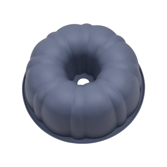 Eqslft Classic Bakeware 10 Inch Non-stick Fluted Cake Pan,Non Stick Silicone DIY Tube Baking Mold,For Pumpkin Cake Chiffon Cake Baking Pan