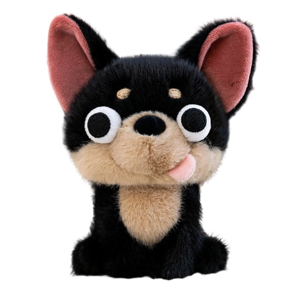 Eqslft Cute Chihuahua Plush Toy, Soft Stuffed Animal Puppy Doll, Adorable Cuddly Companion for Kids,for Birthday Gifts, Home Decor, Bedtime Snuggle
