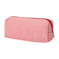 thumbnail image 1 of Eqslft Cute Pencil Bag with Stripe Capacity Pencil Case Pencil Case Office Stationery Storage Bag Simple and Sturdy Multifunctional Cosmetic Bag, 1 of 6