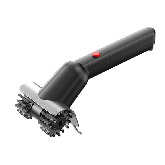 Electric Grill Brush, Heavy-Duty Cordless BBQ Brush with Stainless Steel Bristles, Rechargeable Battery, 1100RPM Motorized Grill Cleaner for Grates, Griddles and Smoker