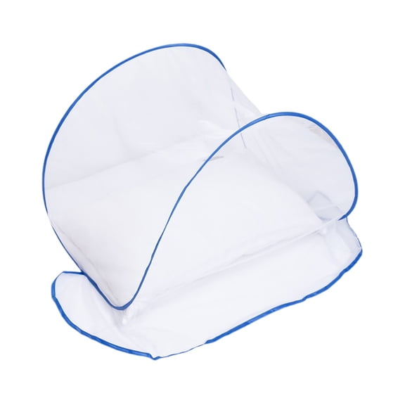 Eqslft Foldable Head Net for Camping and Travel,Mini Foldable Net,Lightweight Mosquito Protection Face Net,12"L*12"W