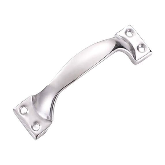 Eqslft Gate Handle, Screen Door Handle in Stainless Steel Color,Handle Hardware Tools for Cabinets Home Gates Screen Indoor Outdoor Door Pulls