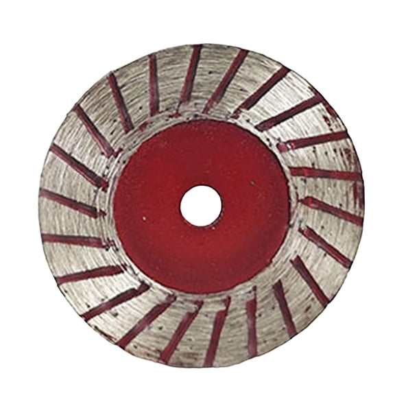 Eqslft Grinding Wheel with Radial Segments, Red Coated Abrasive Disc for Concrete, Stone, Tile Grinding & Polishing, Heavy-Duty Power Tool Accessory