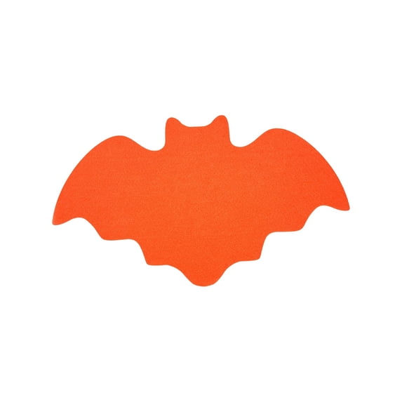 Eqslft Halloween Pet Mats for Food and Water, Anti-Slip No Stains Quick Dry Floors Waterproof Placemat Pet Food Bowl Mat, Durable Easy To Clean Dining Mat,16.9" x9.8" Bat
