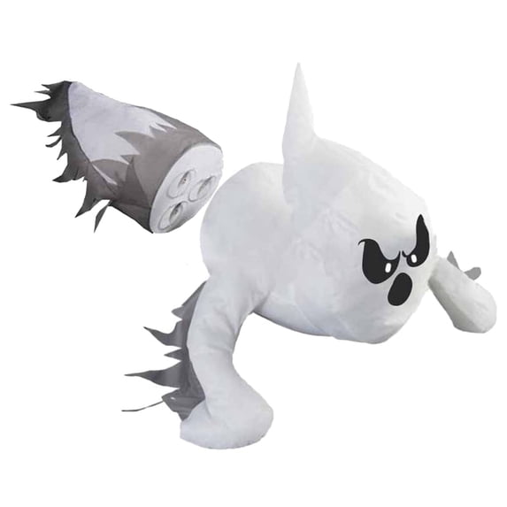 Eqslft Halloween Window Crasher Ghosts, Window Crashing Ghost Decoration,Cute Flying Ghost Broke Out from Window,Halloween White Flying Ghost
