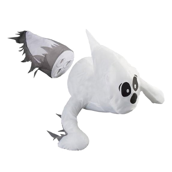 Eqslft Halloween Window Crasher Ghosts, Window Crashing Ghost Decoration,Cute Flying Ghost Broke Out from Window,Halloween White Flying Ghost