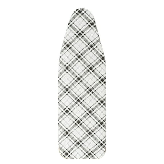 Eqslft Heat-Resistant Ironing Board Cover, Thick Padding Scorch-Resistant Replacement Cover with Elastic Edge, Breathable Washable Fabric, Multiple Patterns & Sizes