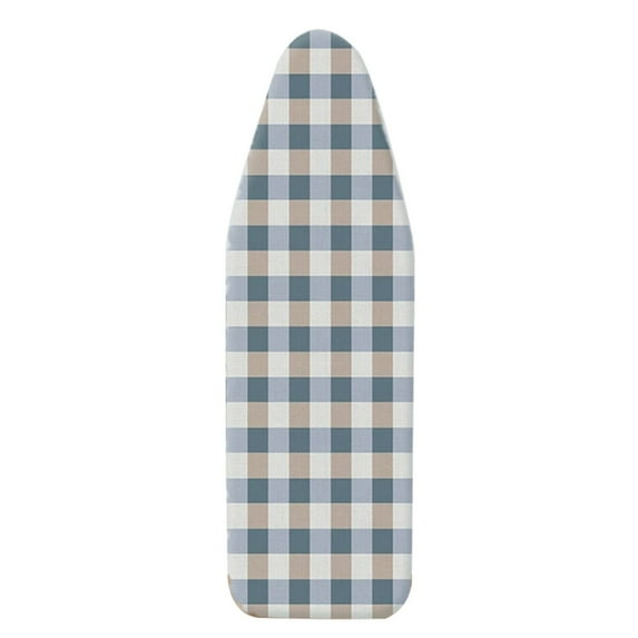 Eqslft Heat-Resistant Ironing Board Cover, Thick Padding Scorch-Resistant Replacement Cover with Elastic Edge, Breathable Washable Fabric, Multiple Patterns & Sizes