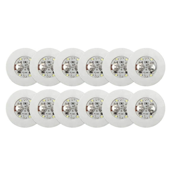 Eqslft LED Light Up Coasters,12 pcs Light Up Coasters, LED Bottle Light,6 Colors Led Bar Coaster for Bars and Parties(Wedding) in Multiple Colors and Sizes (60mm)