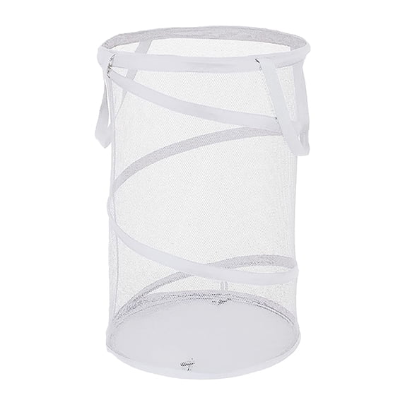 Eqslft Large Collapsible Dirty Laundry Basket,14"D x 23"H Foldable Mesh Pop Up Hamper with Handles, for Laundry Room, Bathroom, Kids Room, College Dorm, Travel