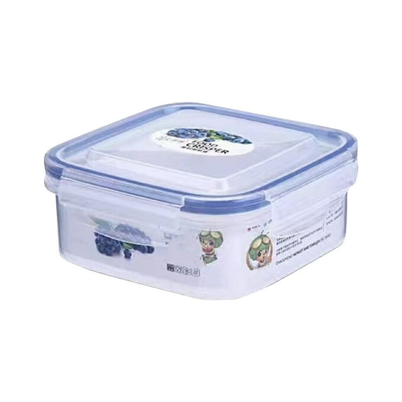 Eqslft Large Rectangular Plastic Food Storage Containers With Airtight Lid For Pantry Microwave Dishwasher And Freezer Plastic