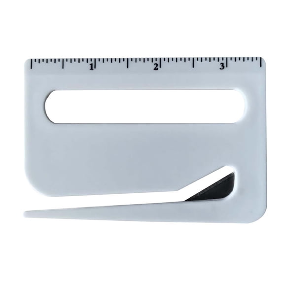 Eqslft Letter Openers with Ruler & Magnifier - Envelope & Package Slitter Tool,s with Blade Envelope Opener for Envelope,Package,Paper Cut,Safe Letter Opener