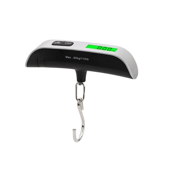 Eqslft Luggage Scale, 110lb Luggage Weight Scale with 4 Unit Switching Functions&LED Display, Luggage Scale Travel Digital for Weighing Luggage, Backpacks, Packages and Markets