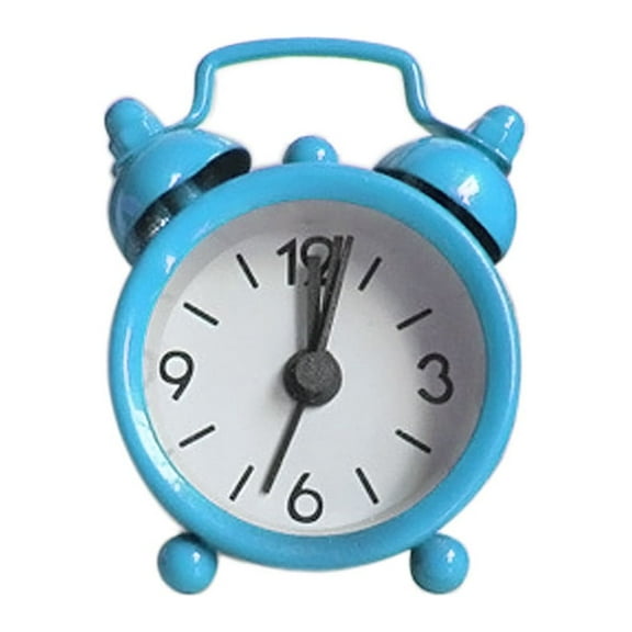 Eqslft Miniature Alarm Clock,Classic Analog Alarm Clock Home Decoration Cool Creative Alarm Clock,Halloween Thanksgiving,Alarm Clocks Home Décor Products