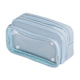 thumbnail image 1 of Eqslft Pencil Pouch with Compartments,Large Capacity Detachable Marker Organizer,Pen Pencil Case, Make up case, 3.6Wx7.9Lx2.5H inches, Customizable Transparent Ita Bag, 1 of 5