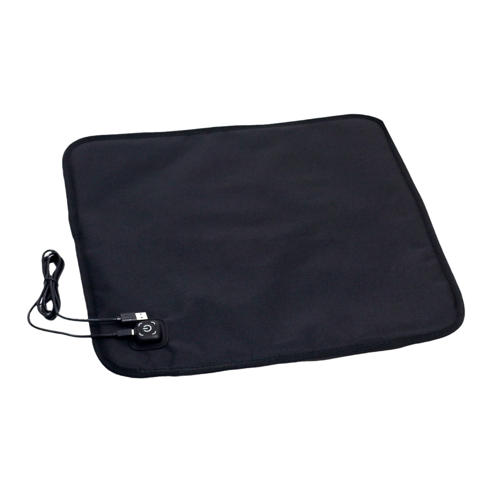 Eqslft Portable Heated Camping Chair Cushion, Waterproof Outdoor Seat Pad with Backrest, Foldable Heating Mat for Picnic Beach Fishing, USB Powered Warm Seat Cover