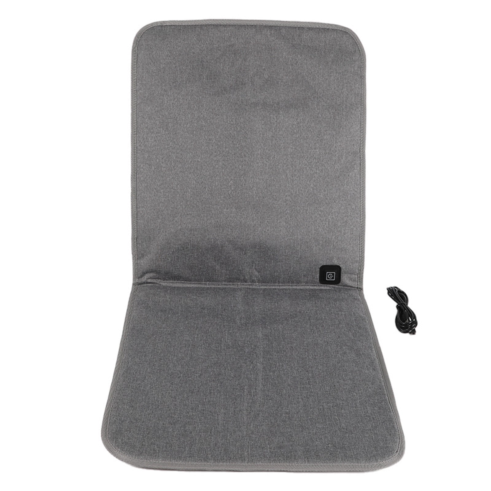 Eqslft Portable Heated Camping Chair Cushion, Waterproof Outdoor Seat Pad with Backrest, Foldable Heating Mat for Picnic Beach Fishing, USB Powered Warm Seat Cover