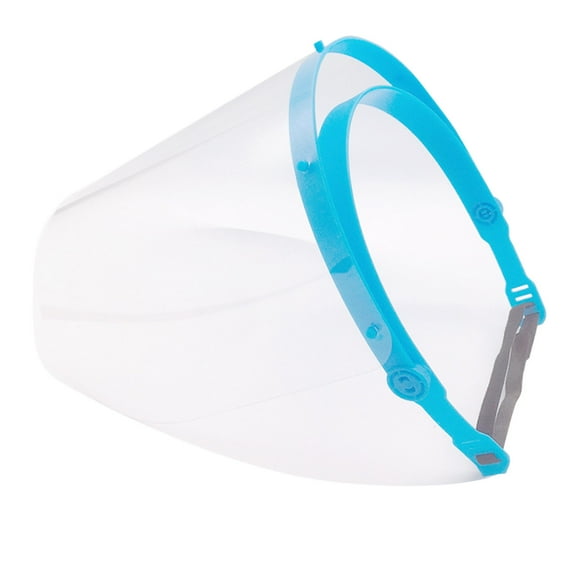 Eqslft Protective Face Shield Mask Reusable Full Face Shield Kit with Adjustable Headban All-Round Protection Cap with Clear Anti-Fog Shields(1PC)