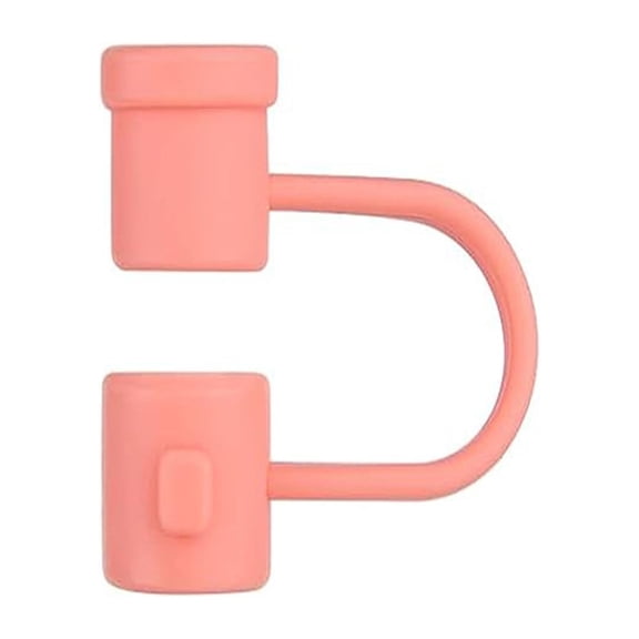 Eqslft Silicone Straw Covers Cap Drinking Caps ,Colorful Straw Plug Topper Dust Proof Tips Assorted Cololl Toppers Dust Proof Plugs for 6-8 mm Straws