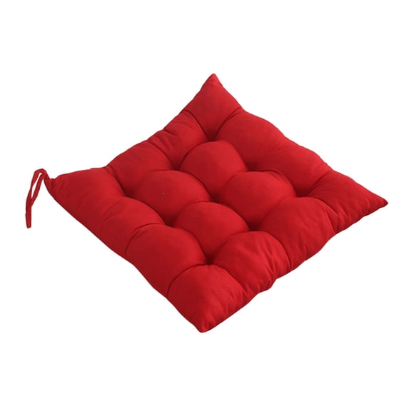 Eqslft Square Tufted Chair Cushion with Ties, Soft Padded Seat Pad for Dining Chairs, Office Chairs, and Home Decor, Chair Cushions For Dining Chairs Chair Pads