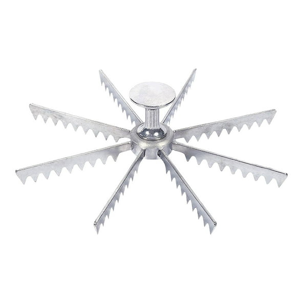 Eqslft Stainless Steel Pie Cutter,9.25 Inches Diameter Cake Knives Cake Divider with Top Handle Press,Non Stick Pie Cutting Divider for Cookie Pizza Cheesecake