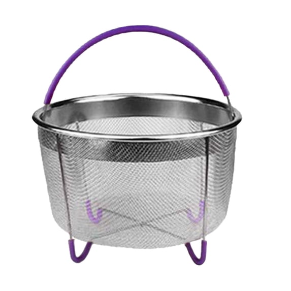 Eqslft Steamer Basket for Instant Pot Accessories 6, Stainless Steel Mesh Strainer Insert - Vegetable Steamer for Cooking Broccoli, Eggs, Pasta