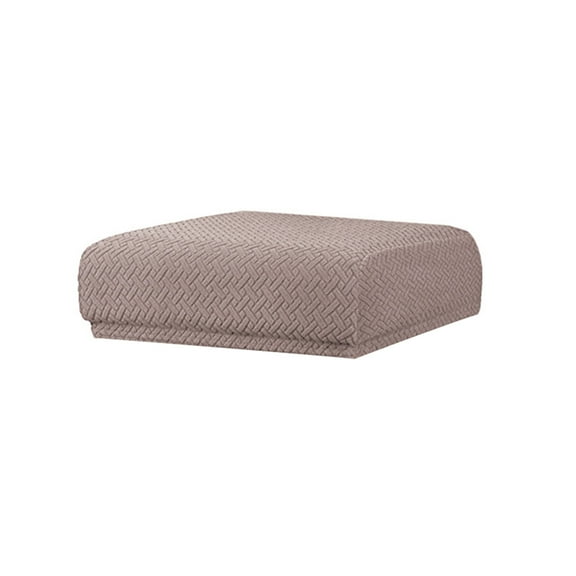 Eqslft Stool Covers Rectangular 1PC, Jacquard Vanity Stool Covers Stretch Washable Saddle Bar Stool Slipcover Bench Seat Protector with Elastic Bands Sage