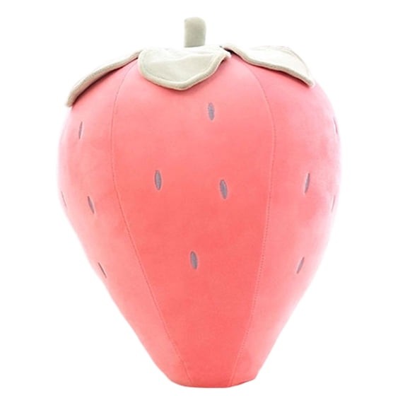Eqslft Strawberry Plush Toy, 8.7 Inch Fruit Pillow Children's Stuffed Cushion, Super Soft Realistic Strawberry Stuffed Cute Huggable Pillow,for Room Decoration Gift