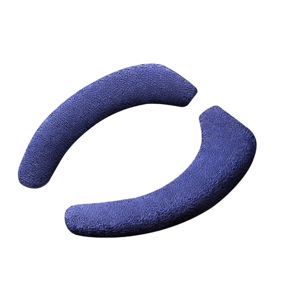Eqslft Thick Warm Cushioned Toilet Seat Cover, Stretchable Washable Fiber Cloth Reusable Toilet Memory Foam Cushion Pad for Elongated Toilets