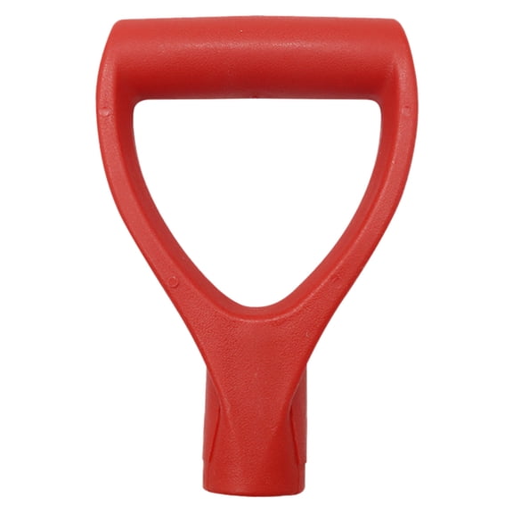 Eqslft Universal D-Grip Handle Replacement, Red Shovel/Rake Handle Grip, Durable Garden Tool Handle for Spades & Diggers