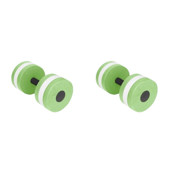 Eqslft Water Weights Dumbbells Set 2 Pcs, Water Aerobic Exercise Foam Dumbbells Pool Resistance Fitness Equipment For Swimming Pool & Water Exercise