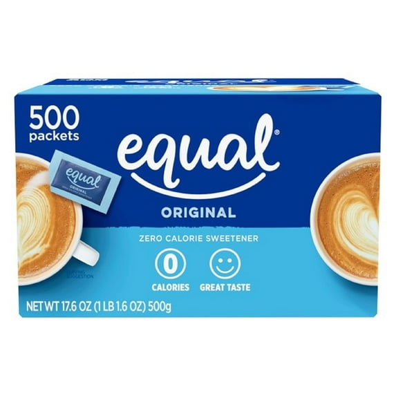 Equal 0 Calorie Sweetener Packets - 500 Ea, 3 Pack