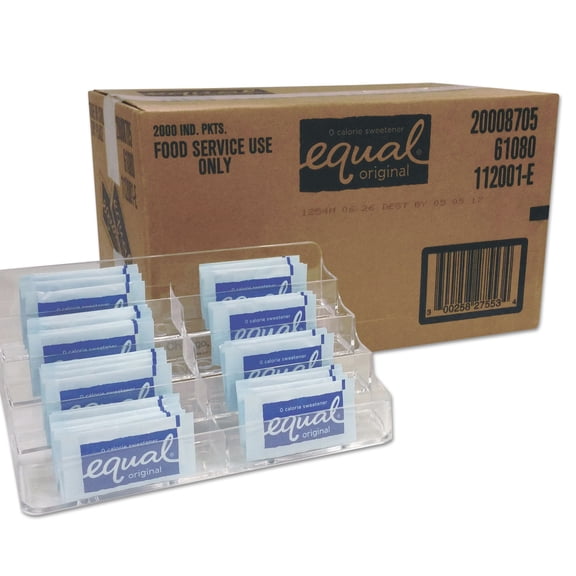 Equal Zero Calorie Sweetener 0.035 oz Packet 2000/Carton 827553