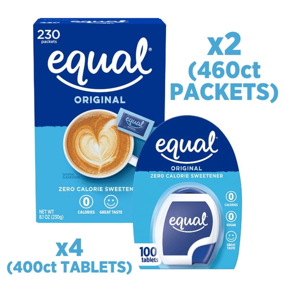 Equal 460 ct Packet & 400 ct Tablet Bundle