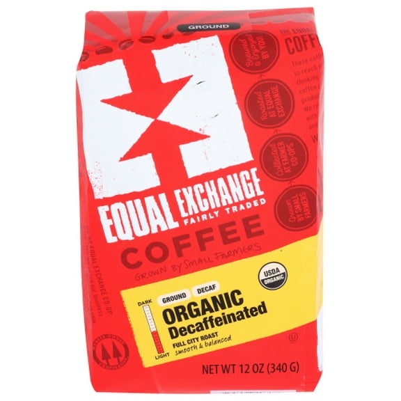 Equal Exchange Coffee Decaf Drip Organic 12 oz (Pack of 6)