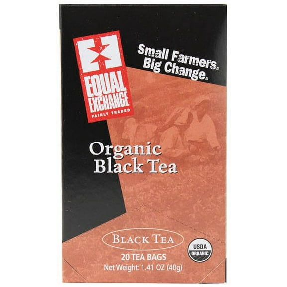 Equal Exchange Organic Black Tea 20 Tea Bags