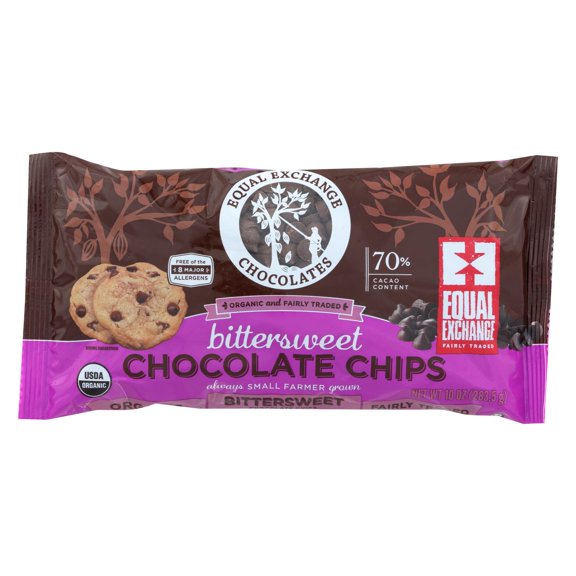 Equal Exchange Organic Chocolate Chips Bittersweet 10 oz