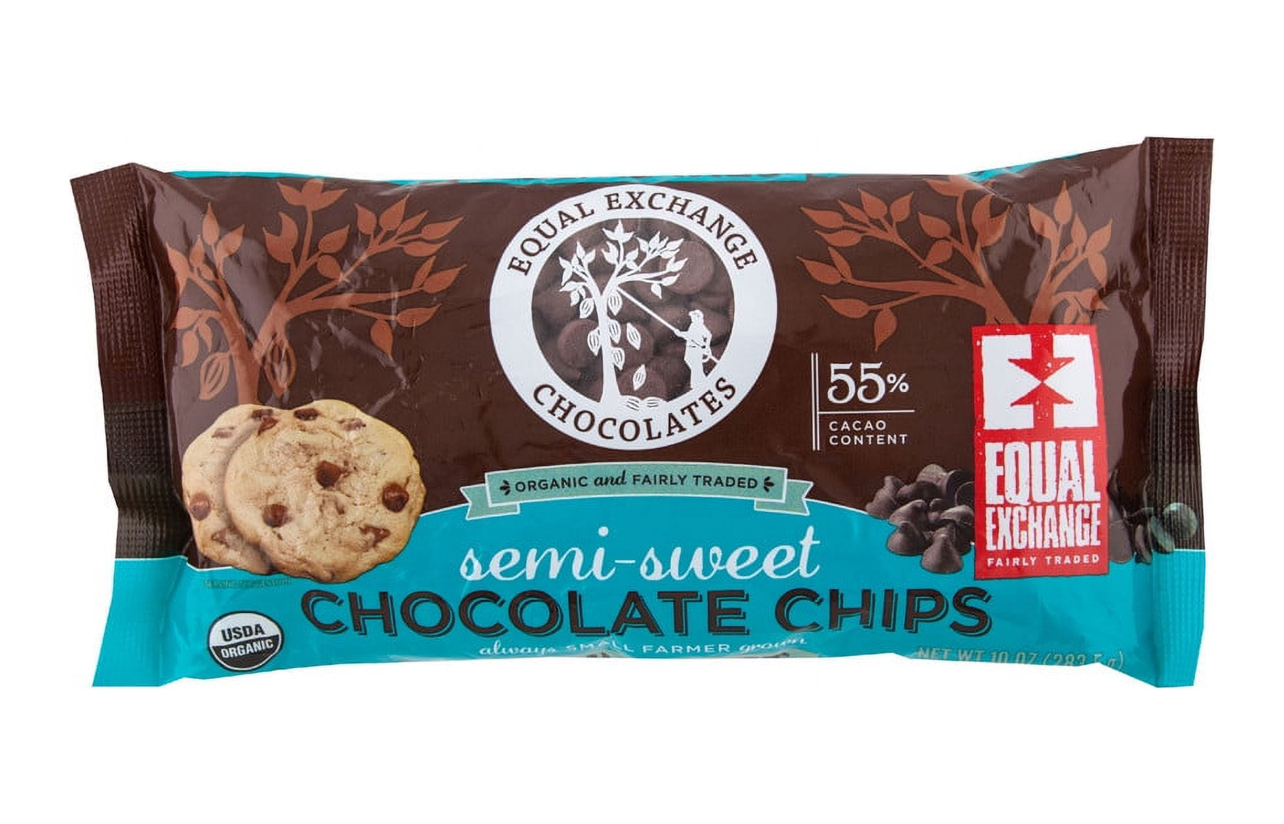 Equal Exchange Organic Fair Trade Semisweet Chocolate Chips 55