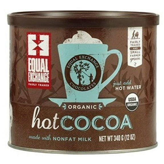 Equal Exchange Organic Hot Cocoa ( 6x12 OZ) ( Value Bulk Multi-pack)