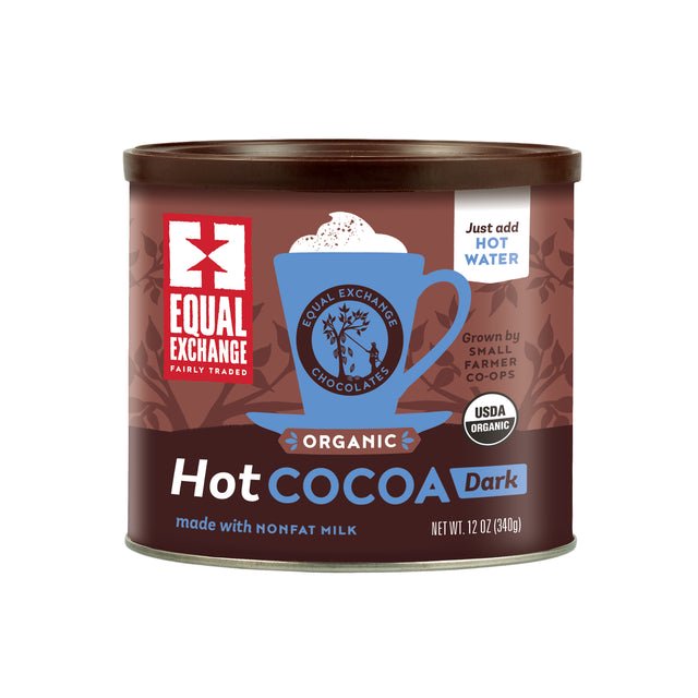 Equal Exchange Organic Hot Cocoa Dark Mix 12 oz Pack of 2