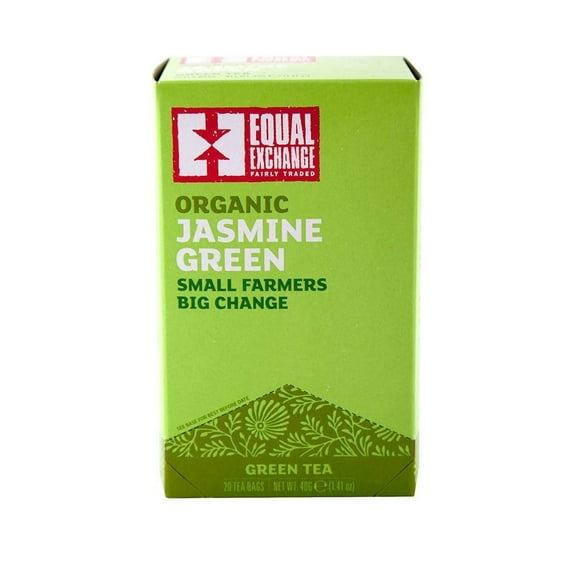 Equal Exchange Organic Jasmine Green Tea -- 20 Tea Bags